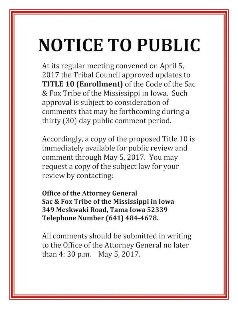Updates to Title 10 (Enrollment)