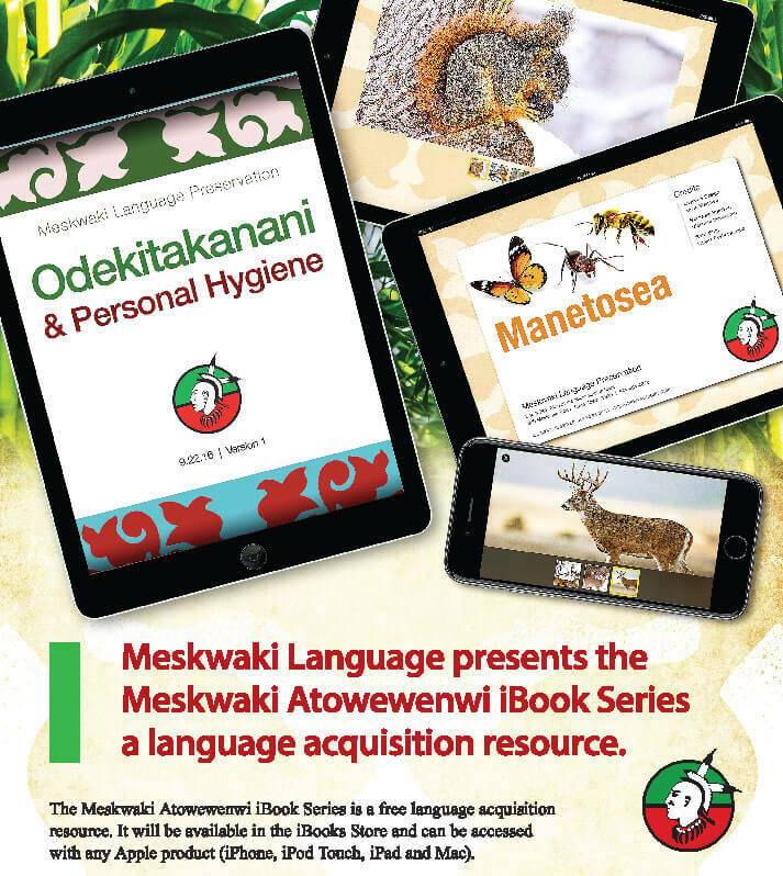 Meskwaki Language Department Offers New iBook