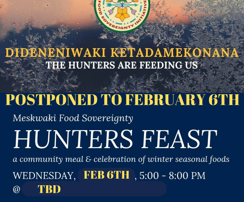 Postponed: Hunter’s Feast