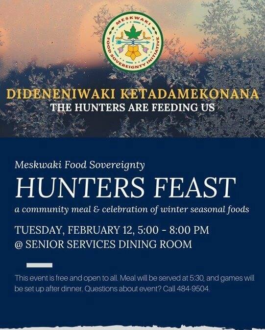 From the MFSI Department Regarding the Hunter’s Feast