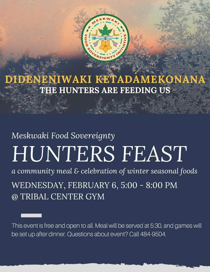 Hunter’s Feast on February 6th