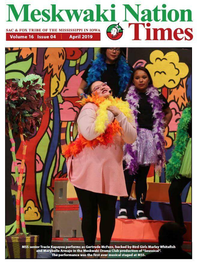 April Meskwaki Nation Times Available