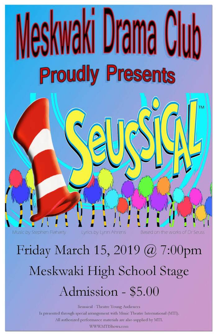MSS Drama Club Musical Seussical Today!