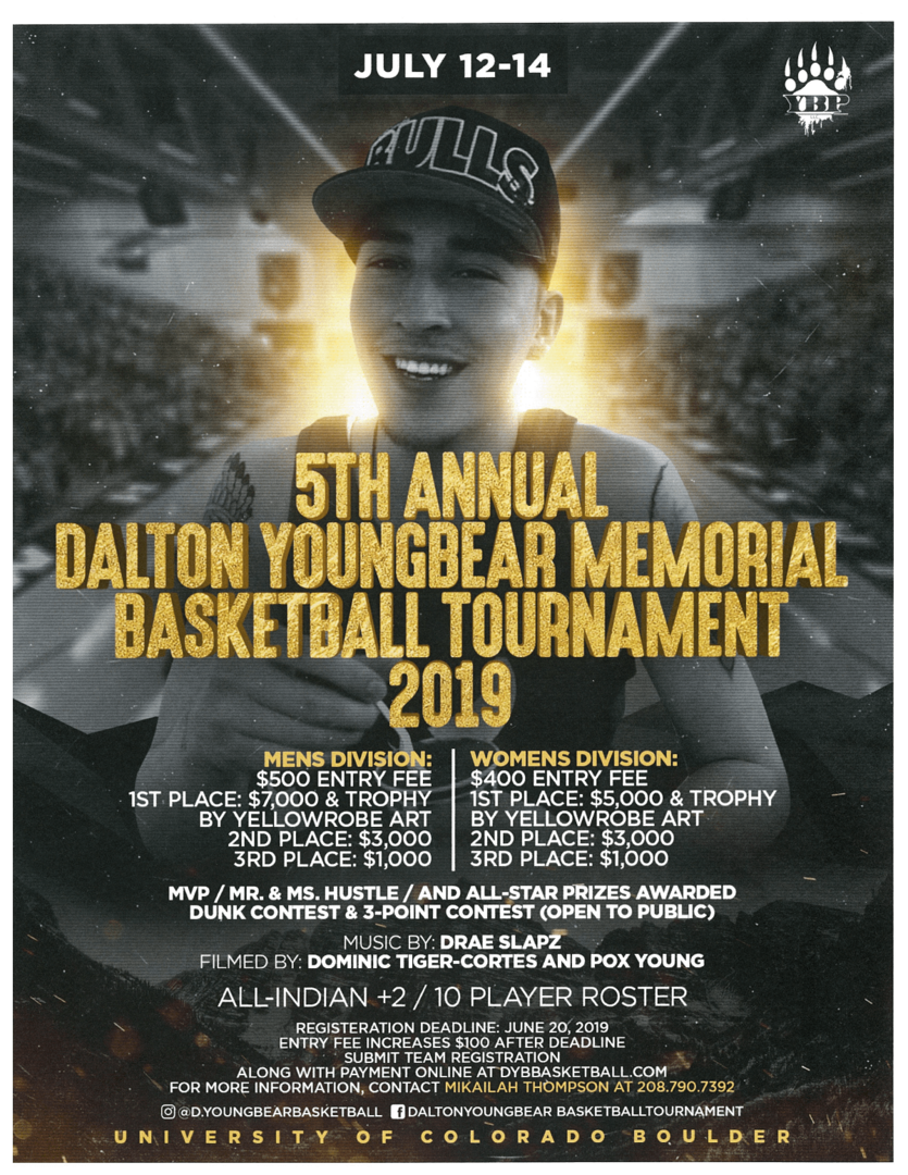 5th Annual Dalton Youngbear Memorial Basketball Tournament