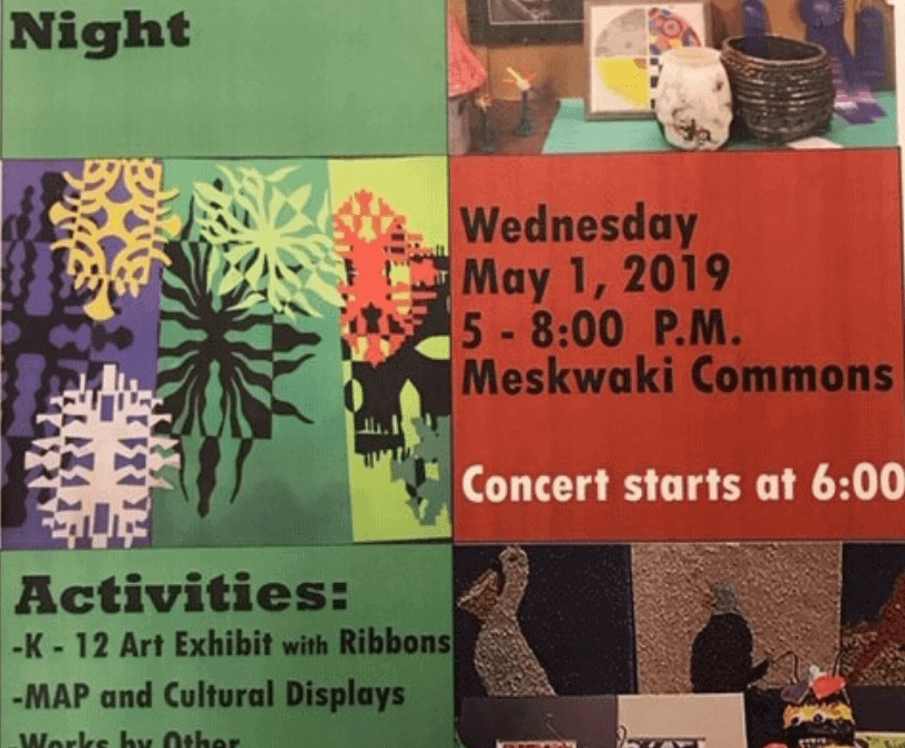 Meskwaki Settlement School Art & Culture Night