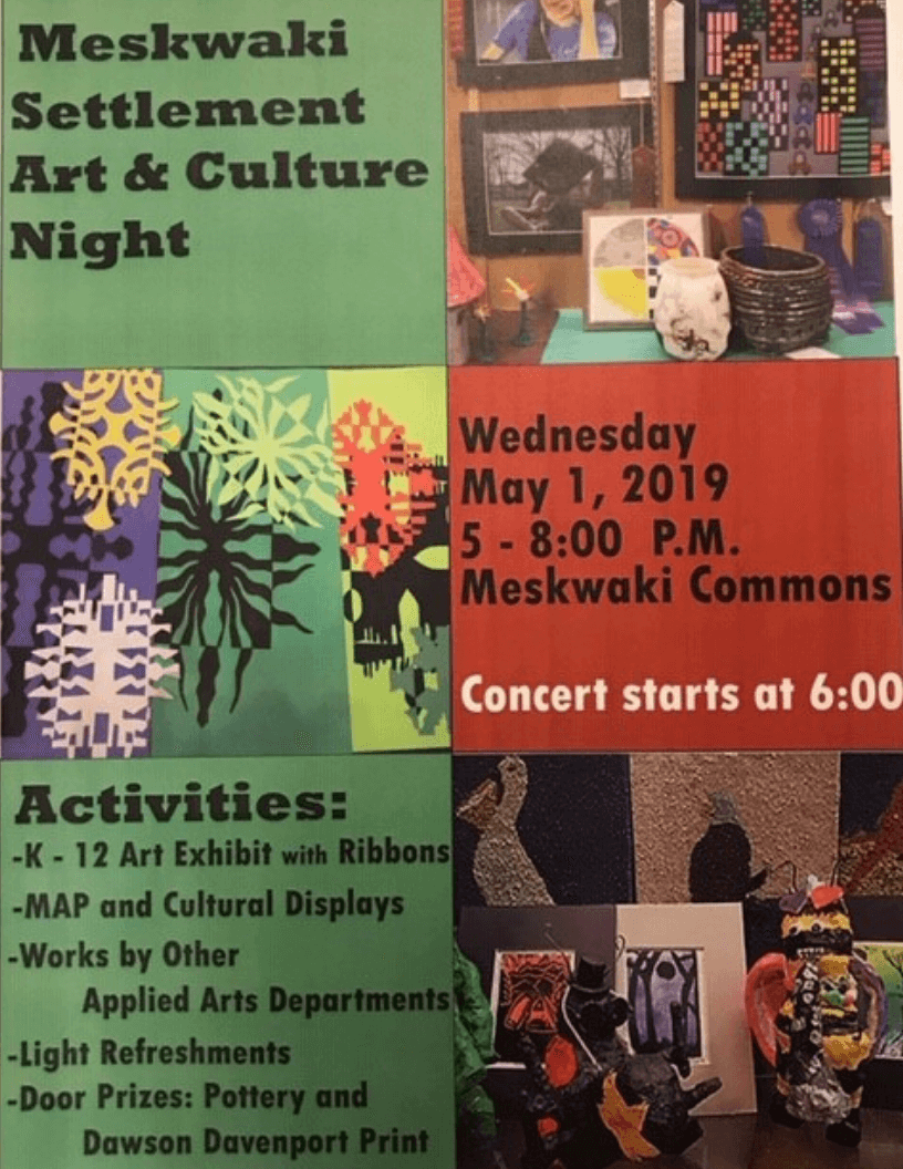 Meskwaki Settlement Art & Culture Night