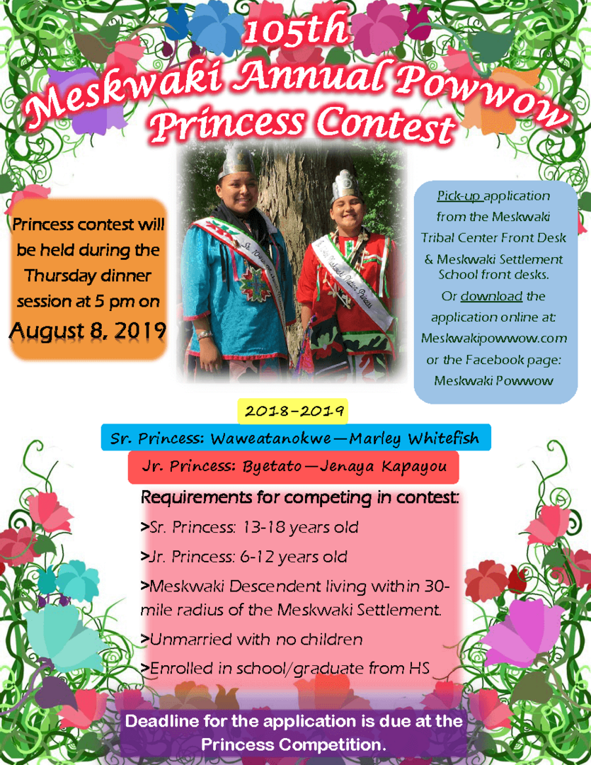 105th Meskwaki Annual Powwow Princess Contest