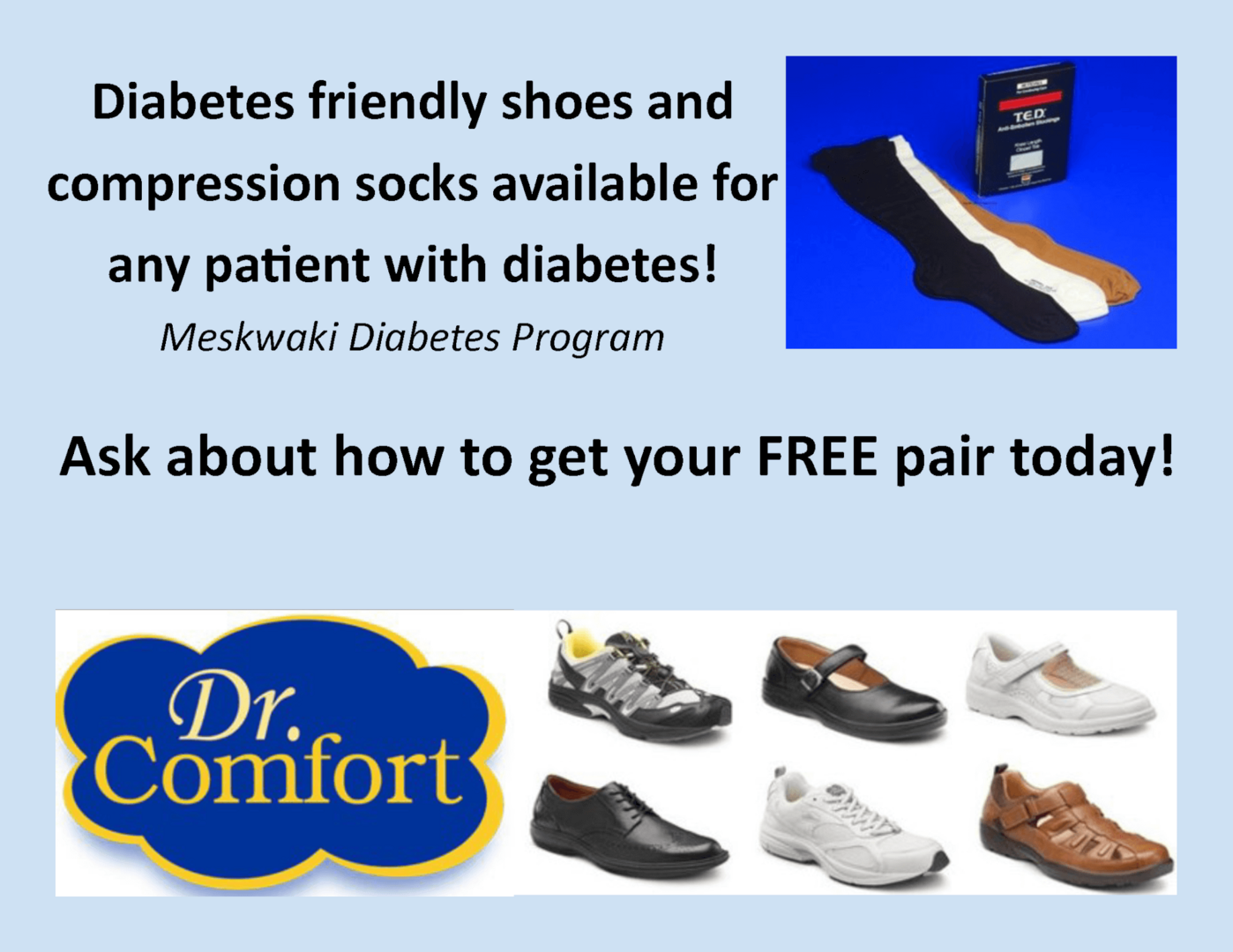 Diabetic socks and shoes store
