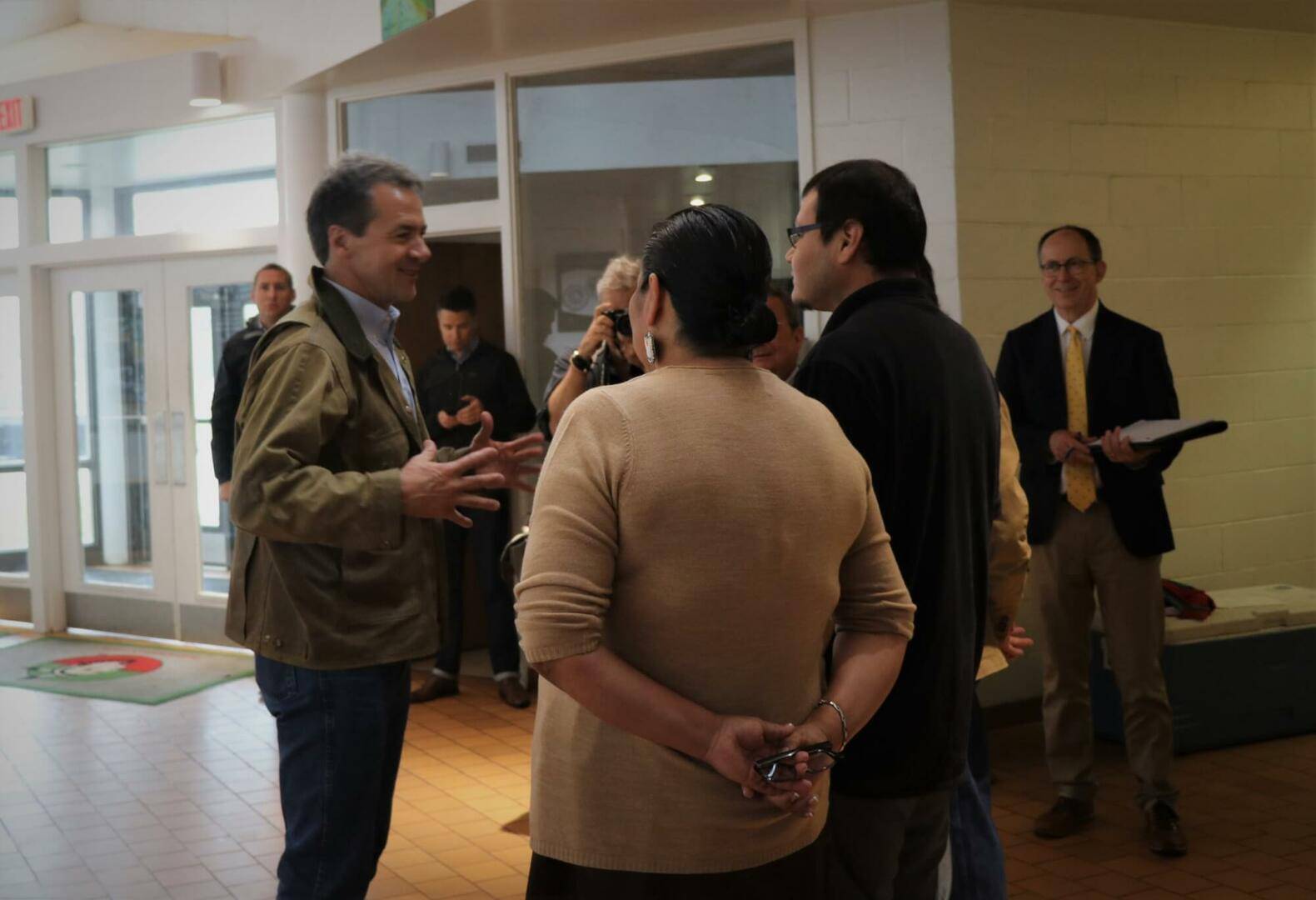 Presidential Candidate Visits the Meskwaki Nation