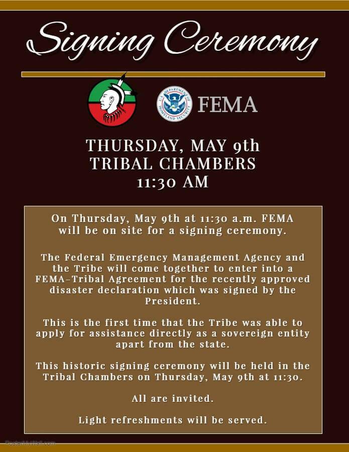 Signing Ceremony
