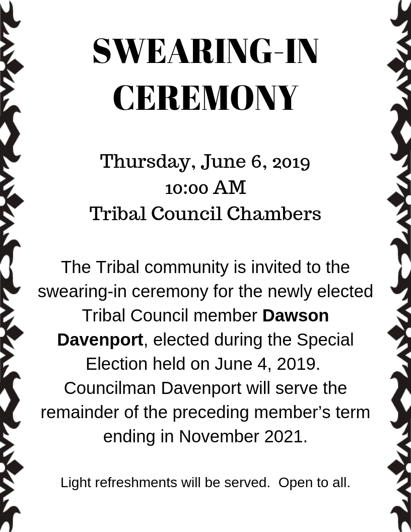 Swearing-In Ceremony