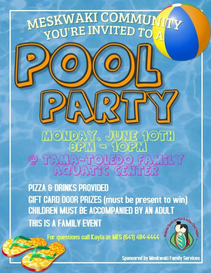 Reminder: Pool Party Tonight!