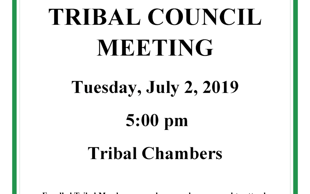Tribal Council Meeting
