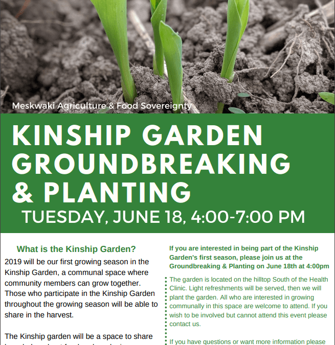 Kinship Garden Groundbreaking & Planting