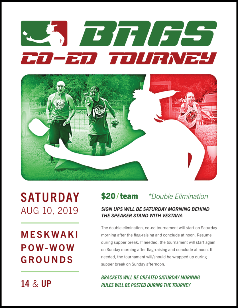 Co-Ed Bags Tournament During Annual Powwow