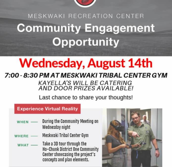 Community Meeting Tomorrow!