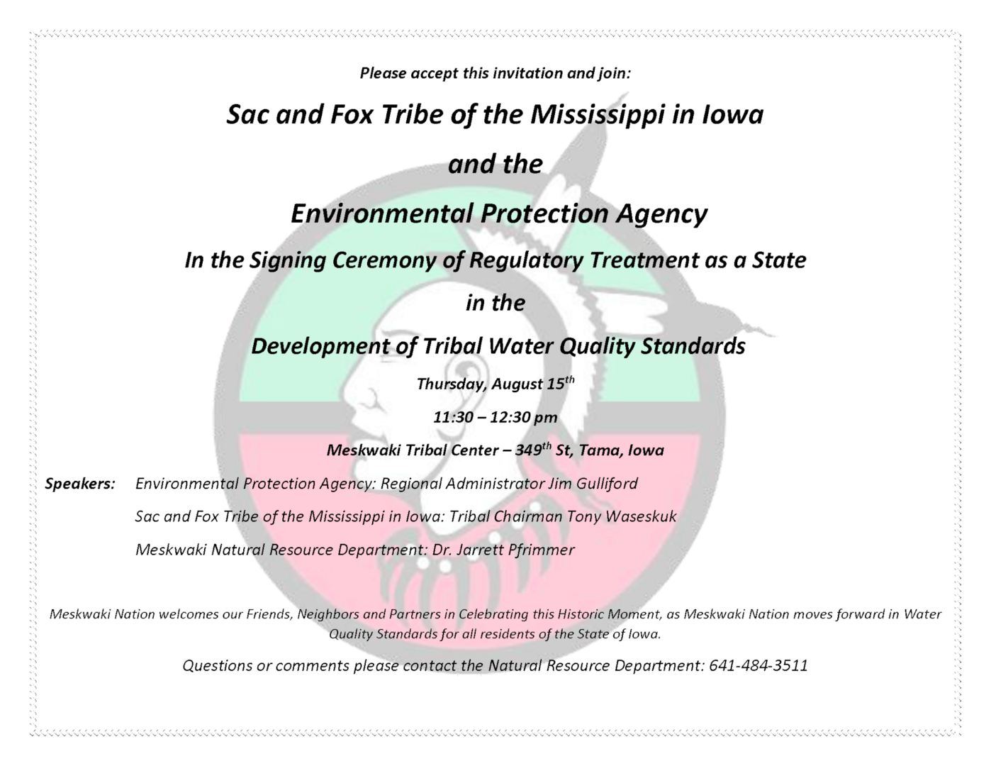 Join us for a Signing Ceremony