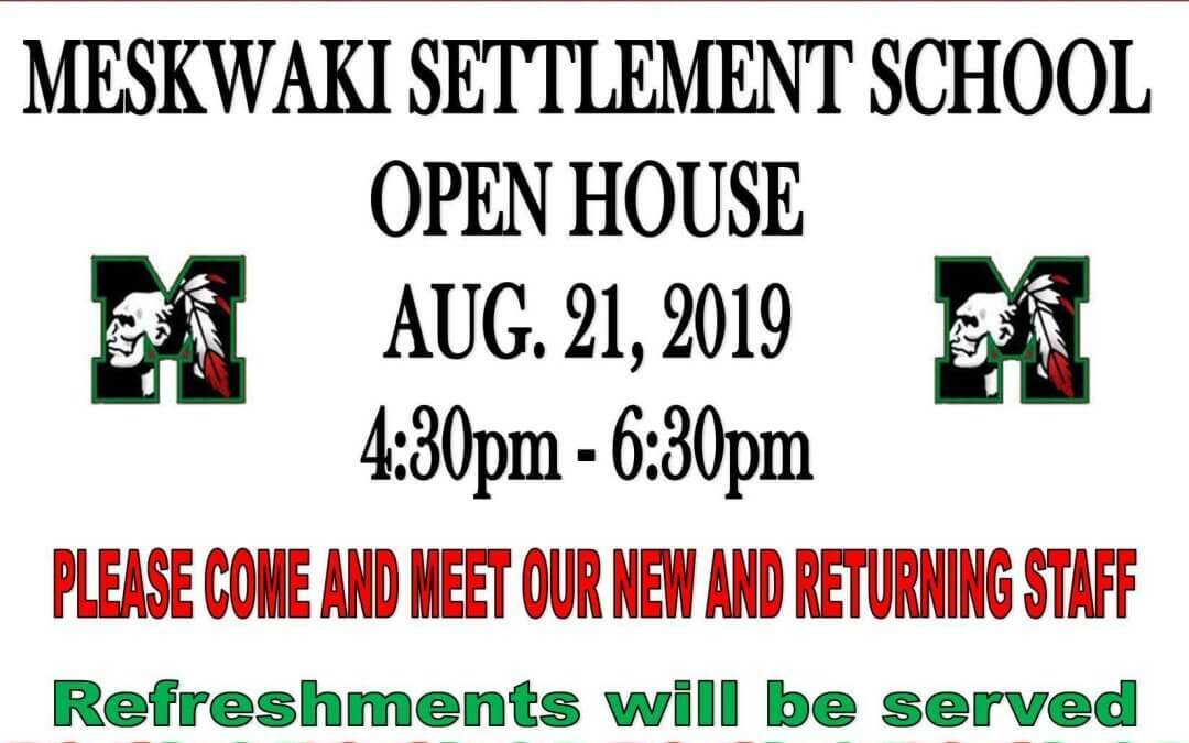 Meskwaki Settlement School Open House