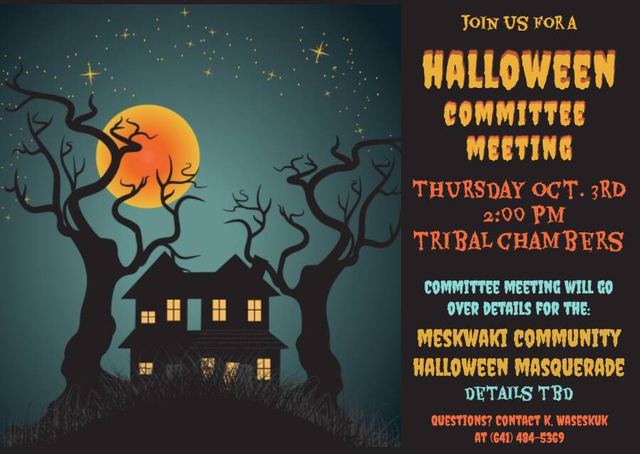 Halloween Committee Meeting