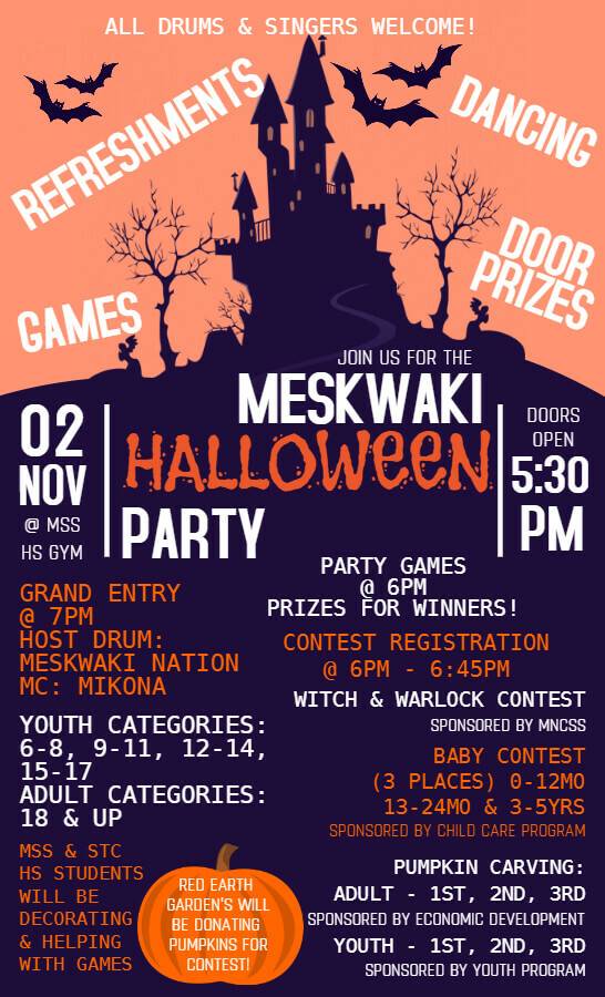 Meskwaki Halloween Party