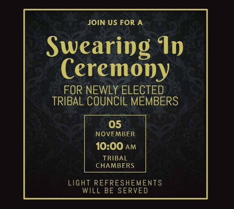 Tribal Council Swearing In Ceremony