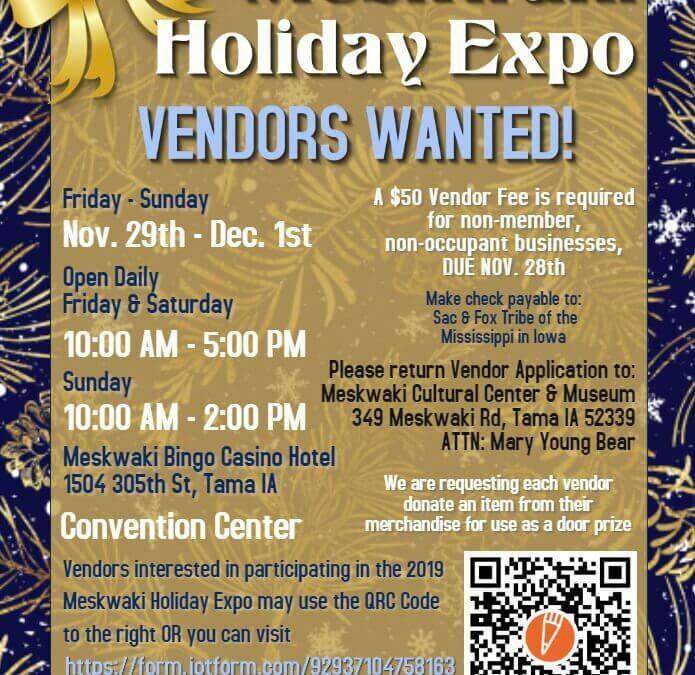 Holiday Expo Vendor Applications
