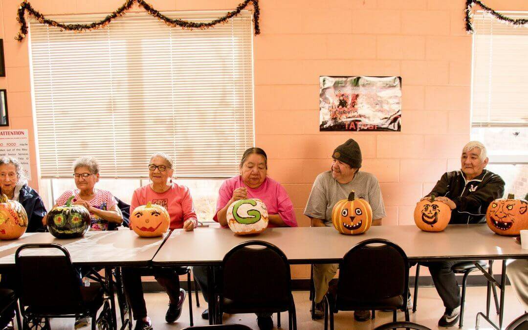 Seniors Pumpkin Decorating