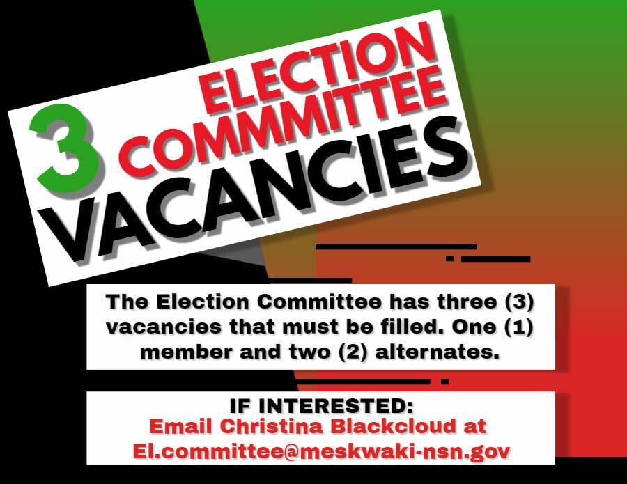Election Committee Vacancies