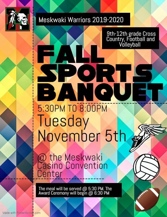 MSS Fall Sports Banquet on 11/05