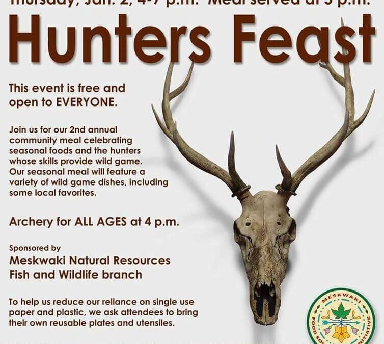 Hunters Feast on January 2nd at MSS