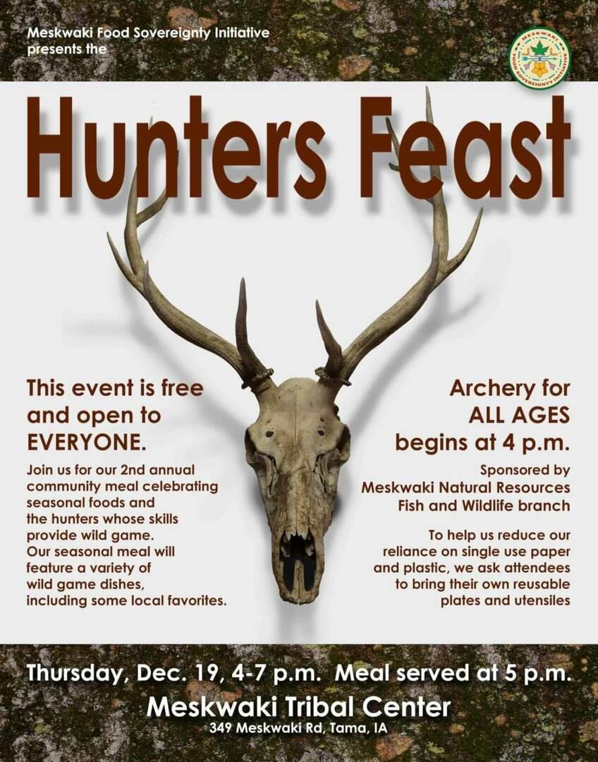 Hunters Feast Meskwaki Nation