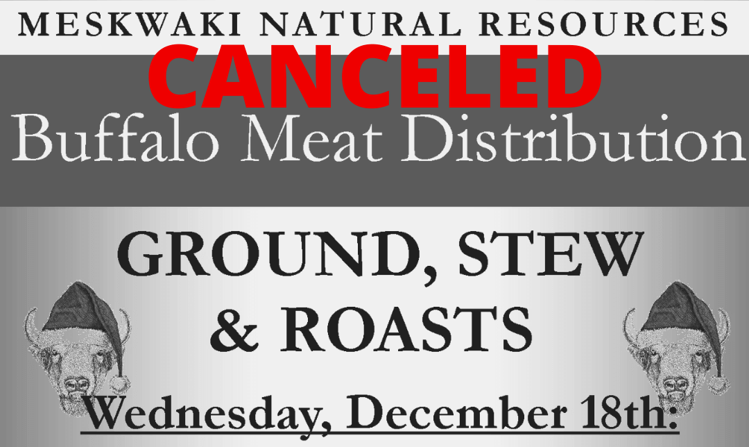 Canceled: Buffalo Meat Distribution