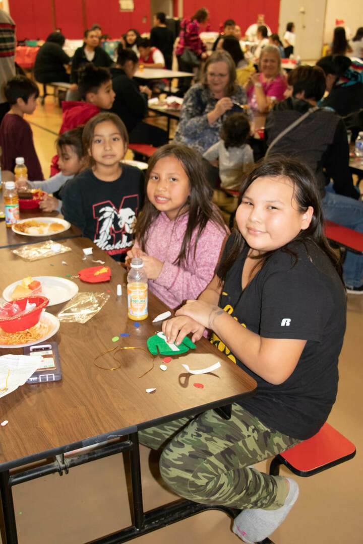 Meskwaki Family Services Hosts Community Holiday Party
