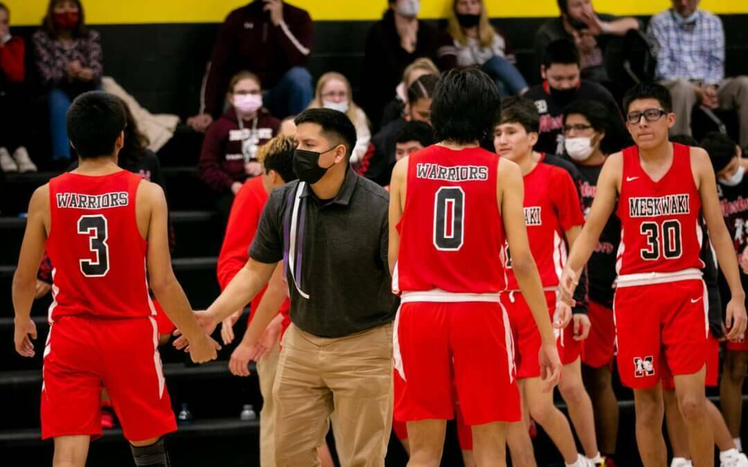 Meskwaki Warrior Boys Basketball District Final VS Grundy Center Spartans