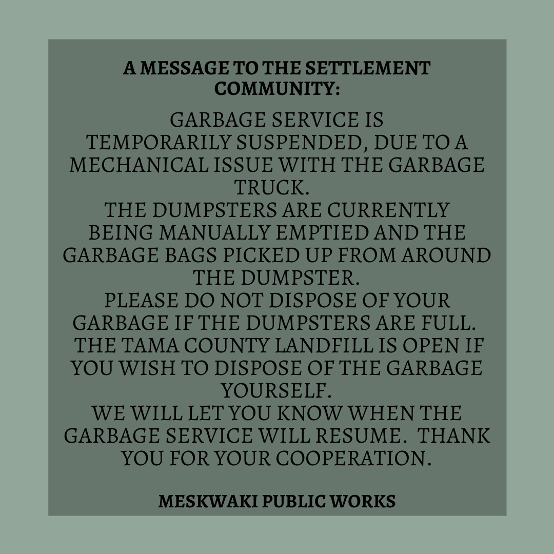 Garbage Service Temporarily Halted Due to Mechanical Issues