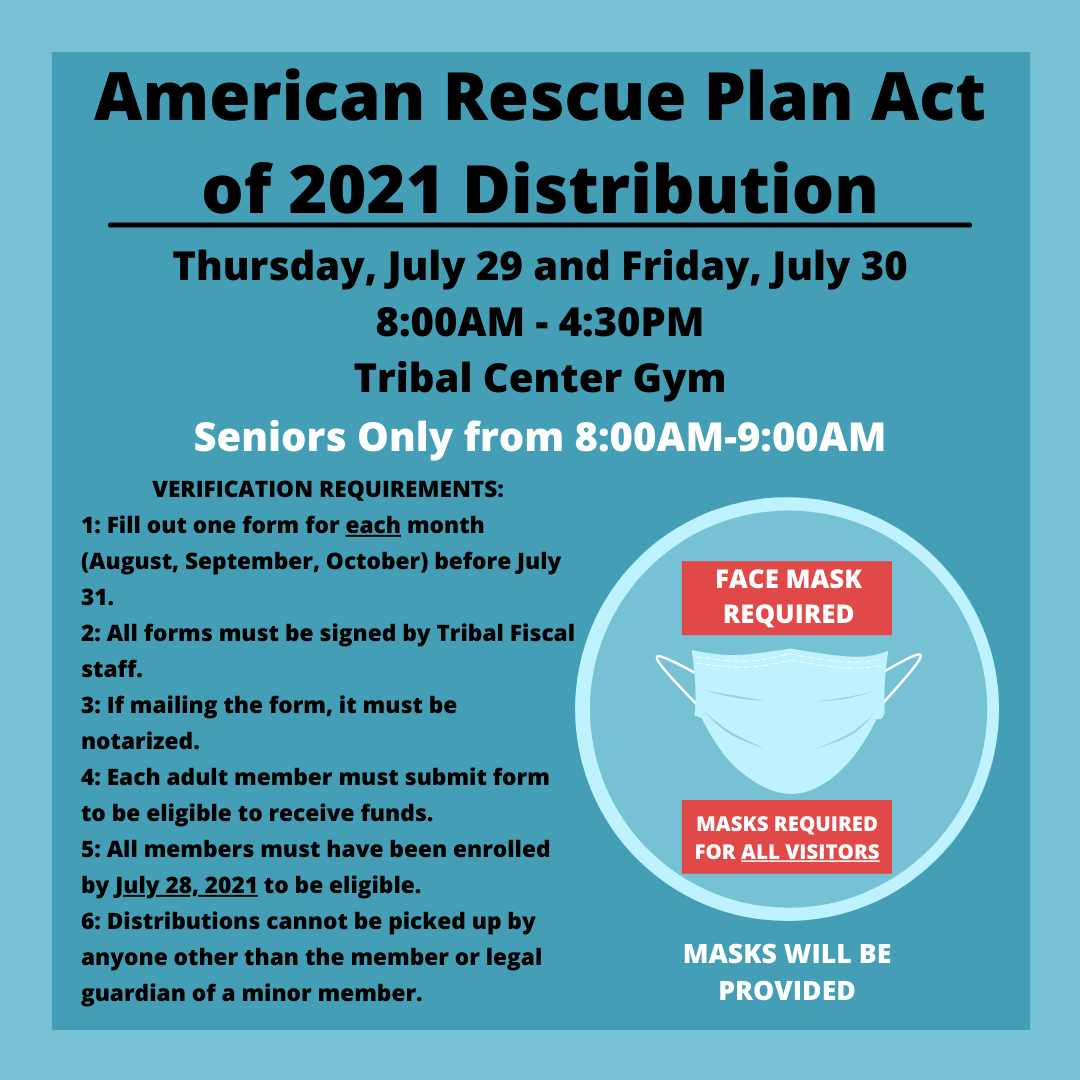 ARPA 2021 Distribution Flyer