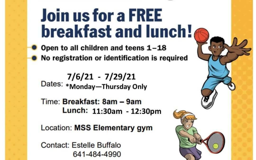 MSS Providing Breakfast and Lunch to All Youth Ages 1-18