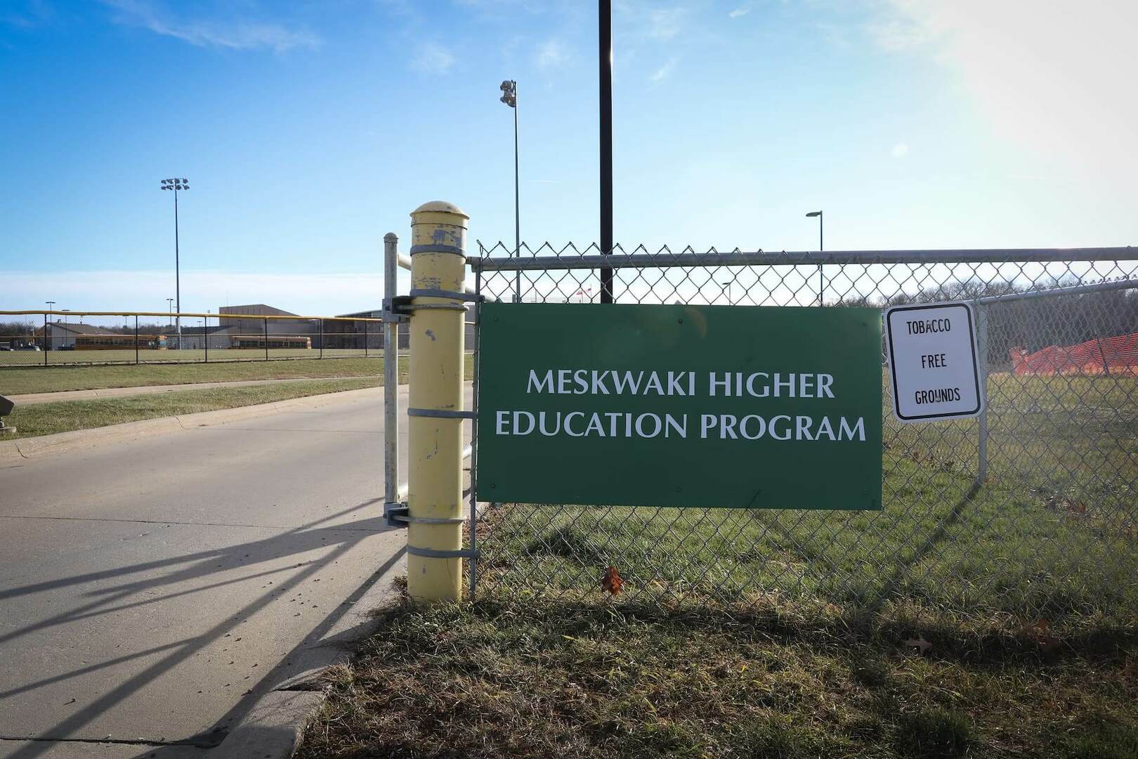 Meskwaki Higher Education Program Sign