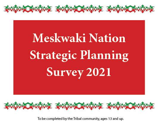 Meskwaki Nation Strategic Planning Survey 2021