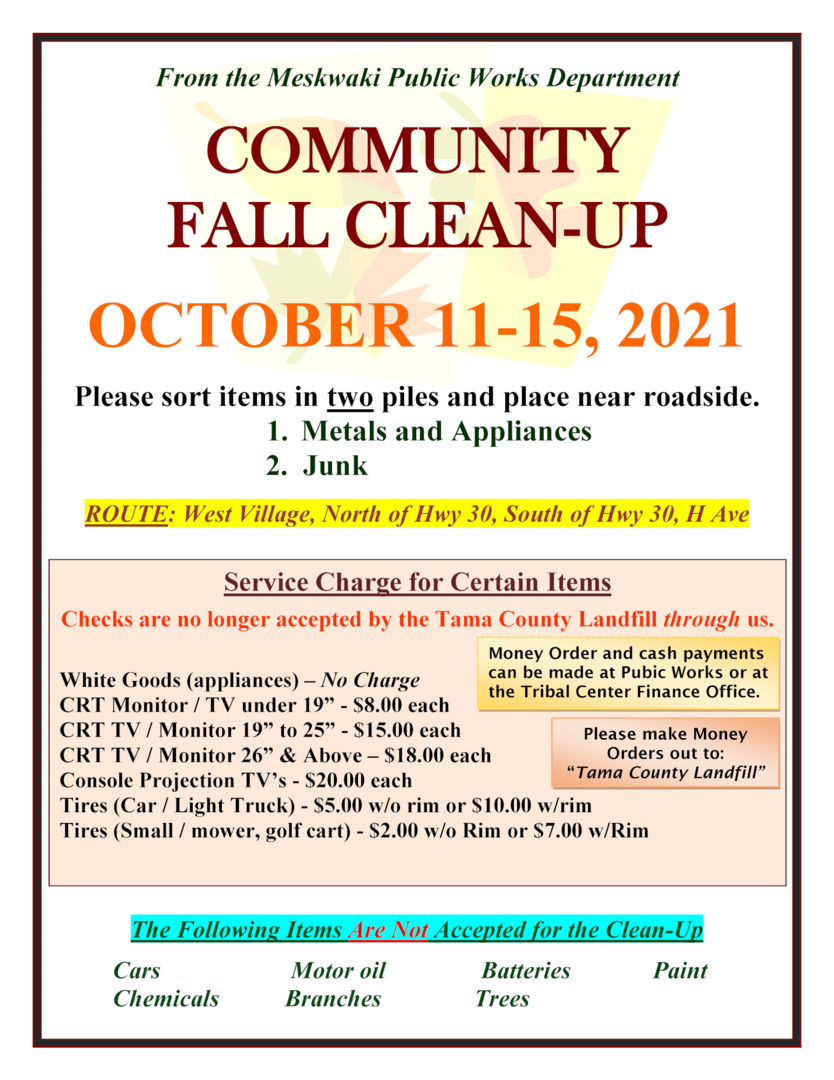 Community Fall Clean-Up