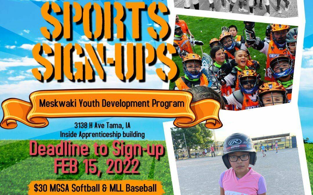 2022 Spring Sports Sign-Ups