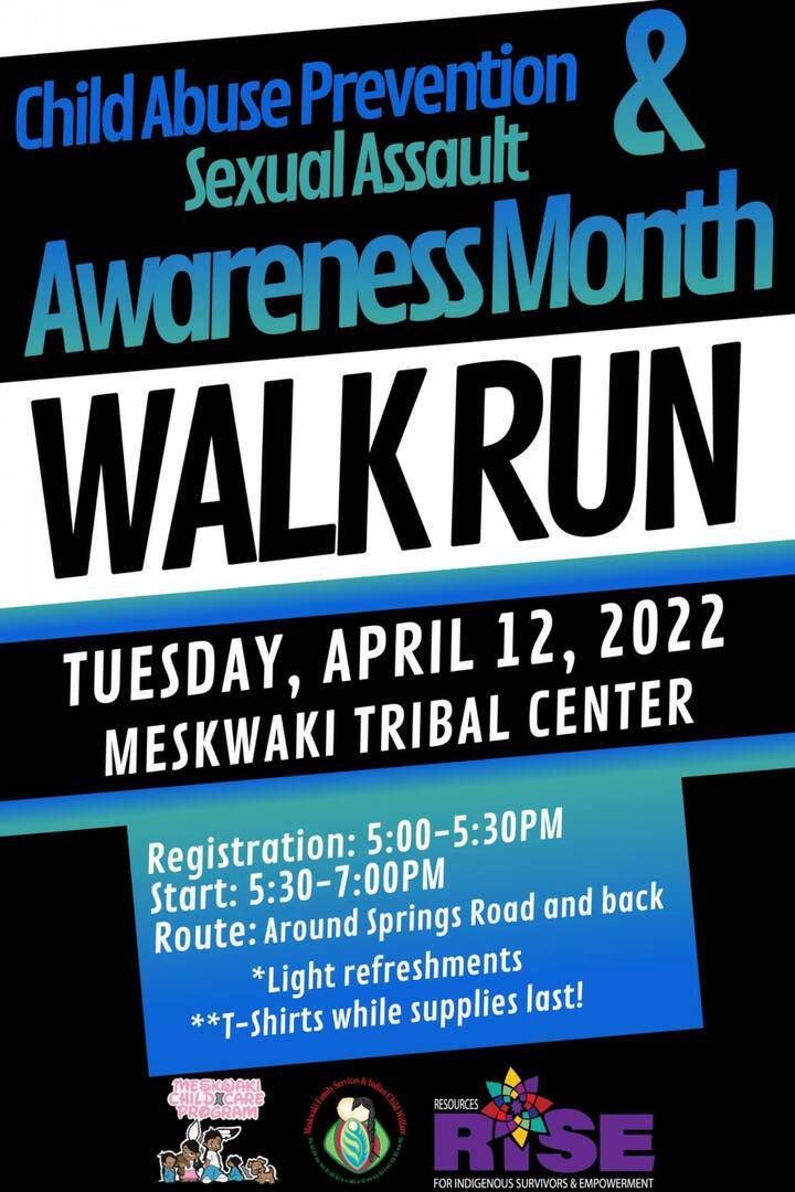 CAPM & SAAM Walk-Run on April 12