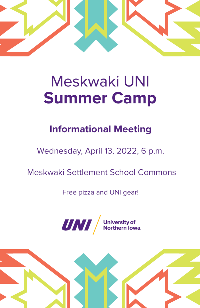 Meskwaki-UNI Summer Camp Informational Meeting