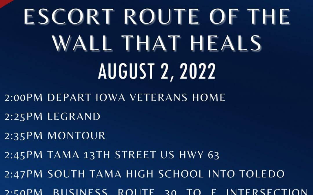 Escort Route of the Wall That Heals