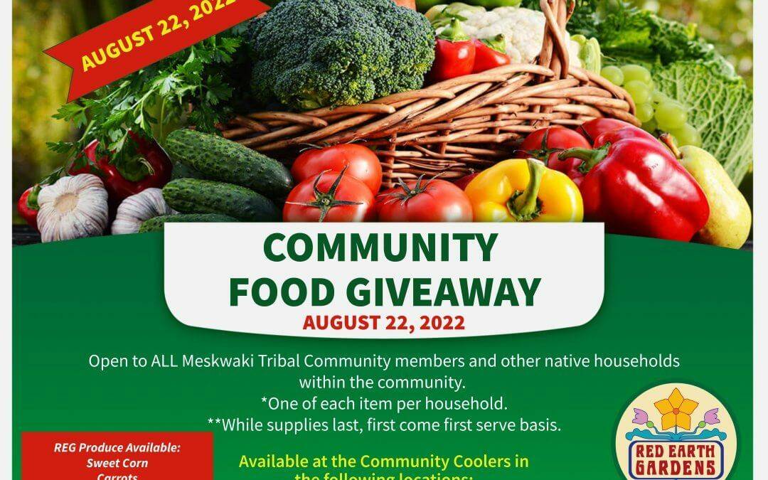 REG Community Food Giveaway