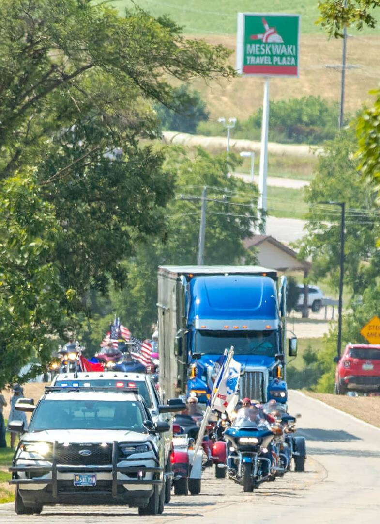 Escorting The Wall That Heals