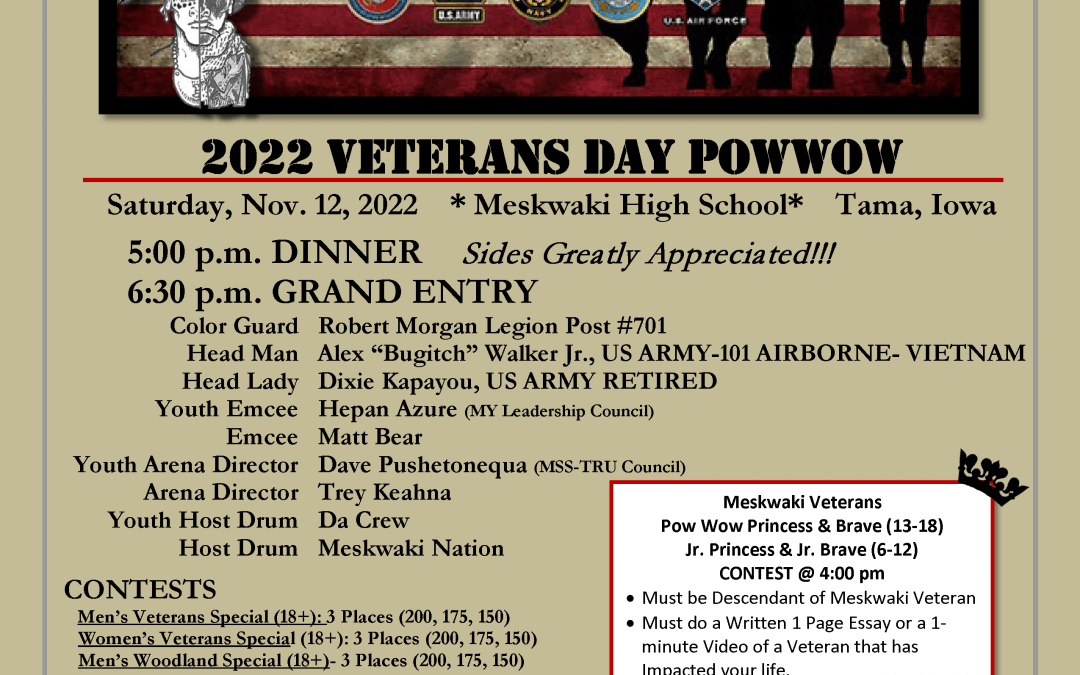 2022 Veterans Day Powwow