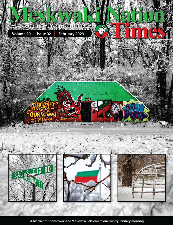 February Meskwaki Nation Times Available Now