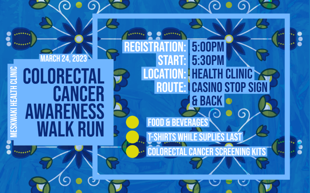 Health Clinic to host Colorectal Cancer Awareness Walk-Run on Fri., March 24th