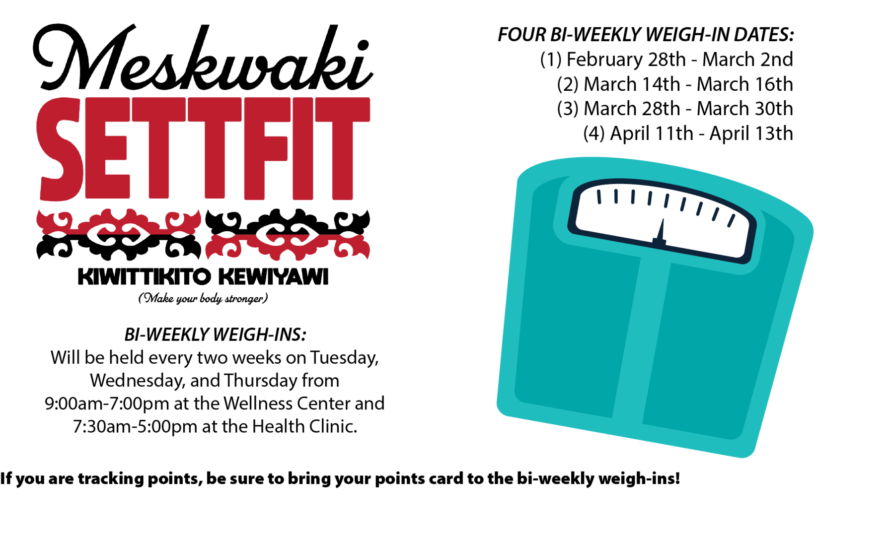Weigh In Reminder